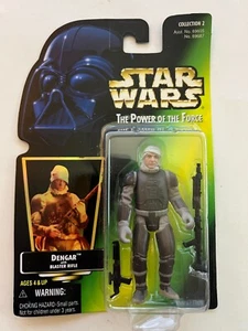 Star Wars Power of the Force DENGAR Action Figure w/Blaster Rifle - Picture 1 of 2