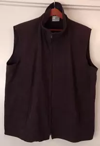 Claudio Bessoni - Faux suede waistcoat - XXL - Dark olive - Excellent condition - Picture 1 of 5