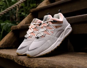 Karhu Fushion 2.0 'Linnut' Lunar Rock Grey Pink Gum F804029 Men's 8.5-11.5 Bird - Picture 1 of 9