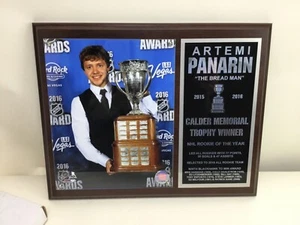 NHL Chicago Blackhawks Artemi Panarin 2015-2016 Novato del Año Placa 12x15 - Imagen 1 de 2