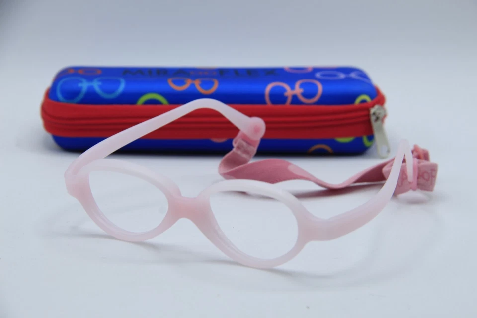 NEW MIRA FLEX BABY ONE B PINK AUTHENTIC FRAMES EYEGLASSES 37-14 - Image 1 of 3