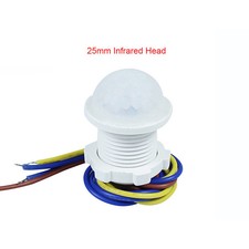 110V/220V 25mm Led Pir Infrarossi Corpo Sensore Di Movimento Interruttore 2019