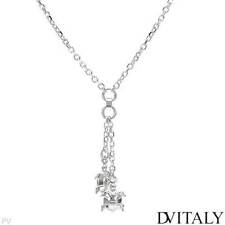 DV ITALY Dazzling New Turtle Necklace Well Made in 925 Sterling silver. 