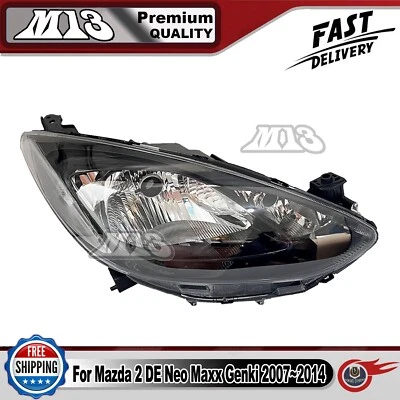 RH Right Driver Side Head Light Lamp For Mazda 2 DE Neo Maxx Genki 2007~2014 AU - image 1 of 3