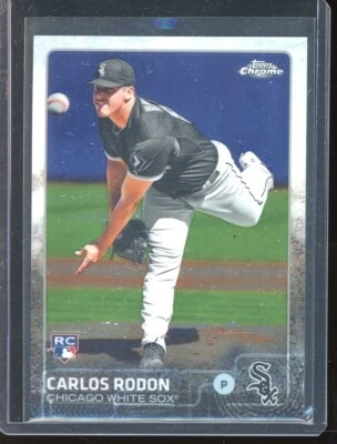2015 Topps Chrome Carlos Rodon Rc #90 - Image 1 of 2