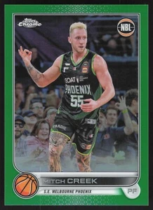 Mitch Creek 90/99 GREEN REFRACTOR - 74 - Phoenix - 2022-23 Topps Chrome NBL - Bild 1 von 2