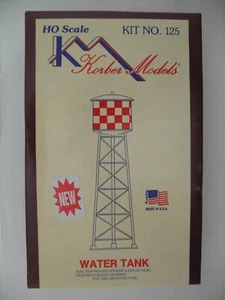 Korber HO Kit 125: 1960 era, 70 foot Water Tank - Picture 1 of 5