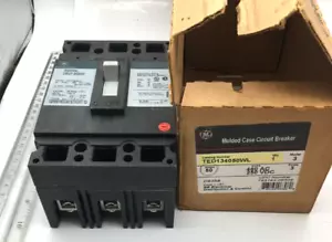 GE Interruttore circuito stampato industriale 480AC 250VDC TED134050WL NUOVO CON SCATOLA - Foto 1 di 5