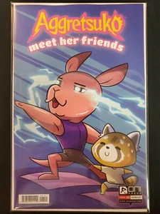 Libro de cómics Aggretsuko Meet Her Friends #1 variante Oni Press en estado bastante bueno/casi nuevo - Imagen 1 de 1