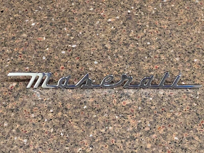 Genuine OEM Maserati 3200 GT / Assetto Corsa Boot Emblem 386100132 - Image 1 of 4