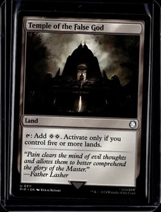 Temple Of The False God - 311 - PIP - NM - MTG Magic the Gathering - Picture 1 of 1