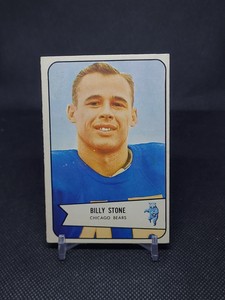 1954 Bowman #106 Billy Stone Chicago Bears
