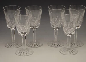 JUEGO DE 6 COPAS DE JEREZ WATERFORD CRISTAL HECHO EN IRLANDA LISMORE 5,1/8" - Imagen 1 de 7