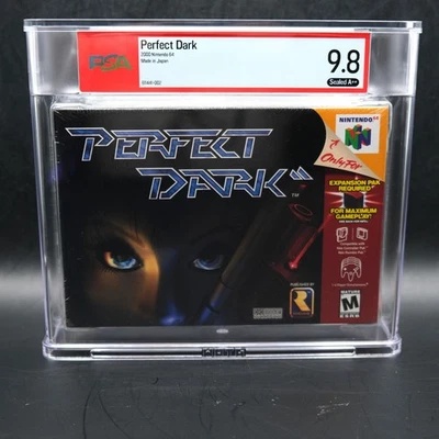 PSA 9.8 A++ Perfect Dark Nintendo 64 N64 2000 Nuevo Sellado CIB WATA VGA CGC Foto 1 de 2