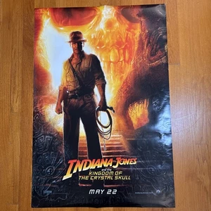 Póster teaser 2008 Indiana Jones y el reino de la calavera de cristal 27x40 D/S - Imagen 1 de 7