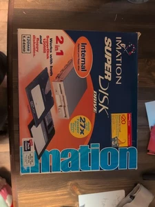 UNTESTED Imation Super Disk Drive Internal 2 In 1 - Zdjęcie 1 z 12