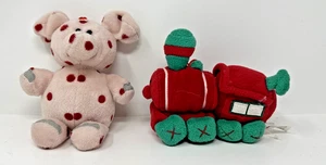 VTG Rudolph Island Misfit Toys Train 6” Plush 1988 Elephant Train Lot - Picture 1 of 7