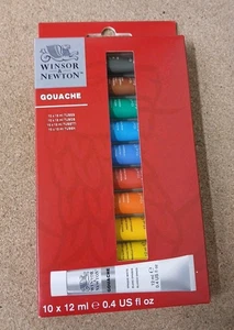 Winsor & Newton Gouache, 12ml 10er Set - Bild 1 von 2