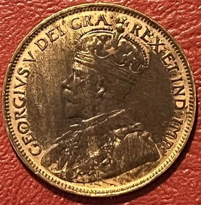1918 Canada King George V "LARGE CENT" - Picture 1 of 2