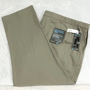 Savane Ultimate Performance Chino Pants Mens 56x30 Big Tall Straight Flat Front - Picture 1 of 13