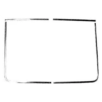 For Ford Mustang 1965-1966 Scott Drake C5ZZ-6342404 Rear Back Window Molding Foto 1 de 2
