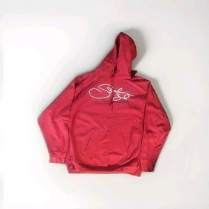 Sudadera con capucha roja grande Steve & Barry’s de colección Stephon Marbury para hombre - Imagen 1 de 4