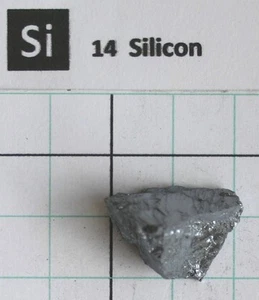 Pepita de silicona de 2 gramos 99,999% elemento puro 14 muestra - Imagen 1 de 3