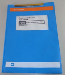 Manual de Taller Microfich VW Golf III / 3 / Vento 5 Marchas Motor Cambio 020 - Imagen 1 de 1