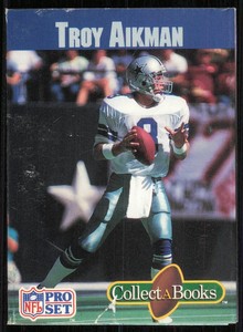 1990 Pro Set Collect-A-Books #17 Troy Aikman