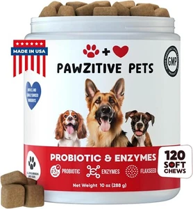 Probiotics for Dogs Digestive Health - Probiotic Chews for Gut Health..Exp-06/26 - Picture 1 of 9