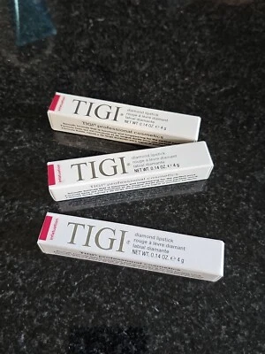 3 TIGI Proffesional Cosmetics DIAMOND LIPSTICK 0.14 OZ  NIB Infatuation Pink 💄 - Image 1 of 4