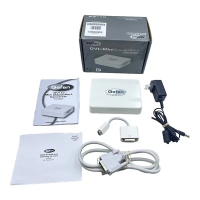 Gefen DVI to Mini DisplayPort Converter With cords And Apple Connector - Image 1 of 2
