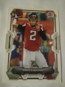 2015 Matt Ryan Bowman NFL Card #14 Matty Ice Atlanta Falcons Indianápolis Colts - Imagen 1 de 2