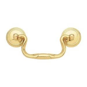 3 1/2" Brass Pull Polished 127352 - Picture 1 of 3