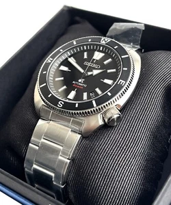 New! Seiko Prospex SRPH17K1 Land Tortoise Automatic Black w/ Silver Steel Watch - Picture 1 of 7