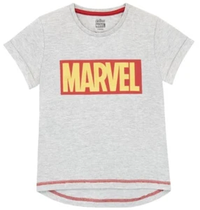 BNIP New Disney Grey Marvel Avengers Endgame T-Shirt - Age 4-5Y - Marvel Logo - Picture 1 of 5