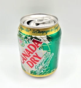 Canada Dry mini soda pop can 237ml π Canada 2004 French + English ~Empty - Picture 1 of 4