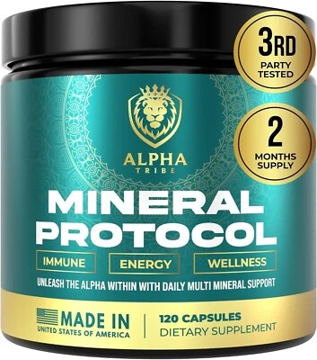 Cápsulas diarias multiminerales y vitamínicas Mineral Protocol para hombres EE. UU. Exp 2027 Foto 1 de 4