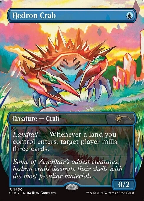 Hedron Crab Full Art - Secret Lair Drop SLD 1430 - NM EN - Magic - Bild 1 von 1