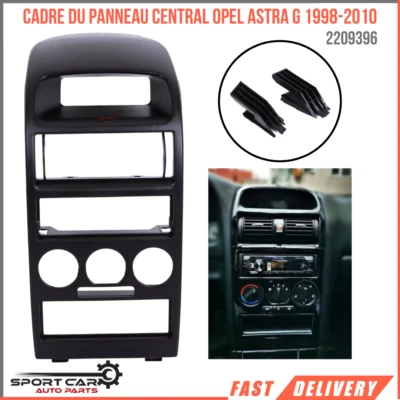 Cadre console centrale Opel Astra G 1998–2010 OEM 2209396 (avec clips) - Photo 1/4