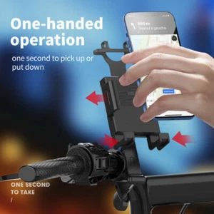 2025 Premium Cell Phone Holder Handlebar Mount Stand For Bike Bicycle Motorcycle - Picture 1 of 9