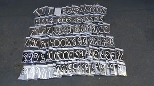 108 pieces new Monogram cake jewelry letters numbers rhinestone cake topper - Picture 1 of 12