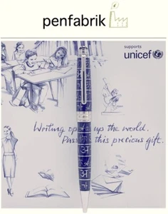 MONTBLANC UNICEF Solitaire Midsize KUGELSCHREIBER ballpoint pen 116085 NEU OVP - Picture 1 of 8