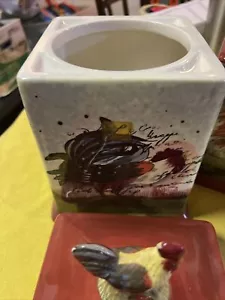 rooster kitchen canister set - Picture 1 of 7