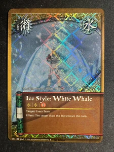 Naruto CCG 182 Ice Style: White Whale Dream Legacy 1st Ed Rare Diamond Foil NM - Picture 1 of 2