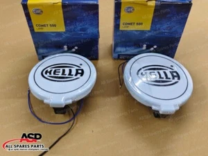 005750411 Genuine Hella Comet 500 Driving Lamp Light White Lens - Picture 1 of 6