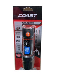 Coast Polysteel 400 Black LED Flashlight AAA Battery 375 Lumens