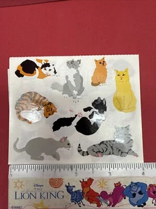 VINTAGE 1993 Mrs. Grossman’s Stickers/🐈 Adorable Cats/10 New Sheets! - Picture 1 of 5