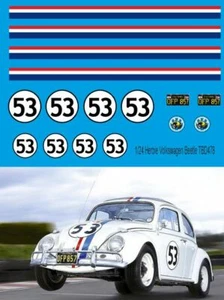 1/24  Decals per  Herbie Beetle  TB Decal TBD478 - Imagen 1 de 1