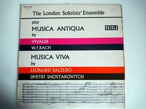 The London Soloists Ensemble MUSICA ANTIQUA VIVA Vivaldi Bach Salzedo 12" Vinyl - Picture 1 of 4